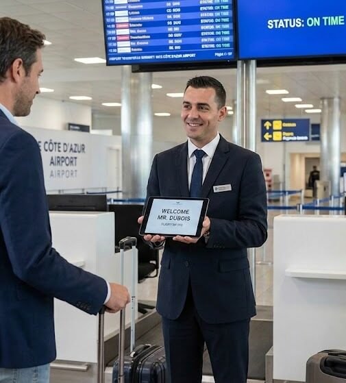 Aéroport : accueil chauffeur privé et prise en charge bagages